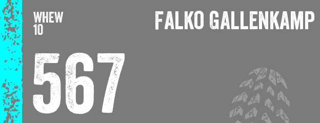 Falko Gallenkamp nimmt mit Startnummer 567 am WHEW10 teil