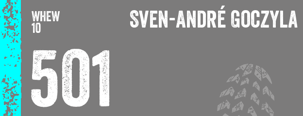 Sven-André Goczyla nimmt mit Startnummer 501 am WHEW10 teil