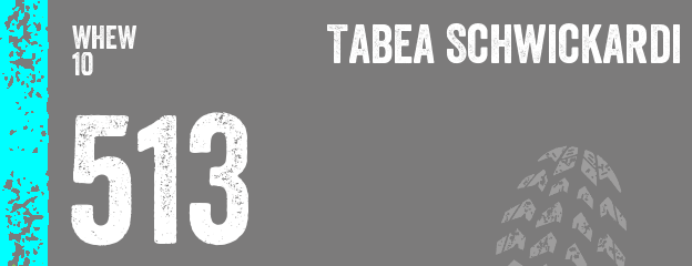 Tabea Schwickardi nimmt mit Startnummer 513 am WHEW10 teil