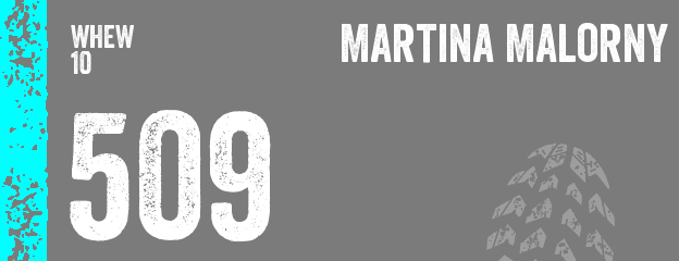 Martina Malorny nimmt mit Startnummer 509 am WHEW10 teil