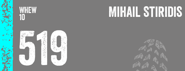 Mihail Stiridis nimmt mit Startnummer 519 am WHEW10 teil