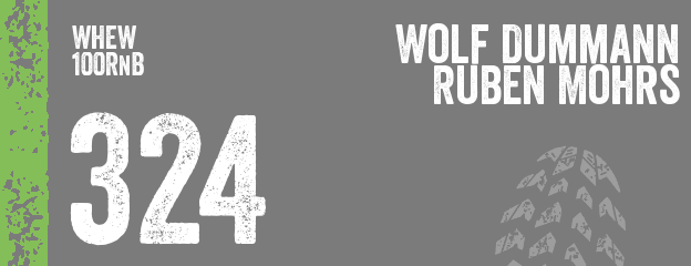 Wolf Dummann und Ruben Mohrs nehmen als Team mit Startnummer 324 am WHEW100 Run and Bike teil