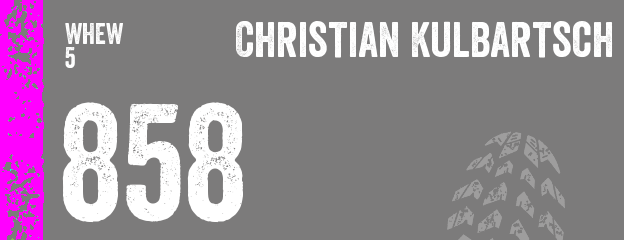 Christian Kulbartsch nimmt mit Startnummer 858 am WHEW5 teil